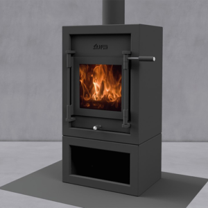 Houtkachel JAcobus 6 Kwadraat tunnel