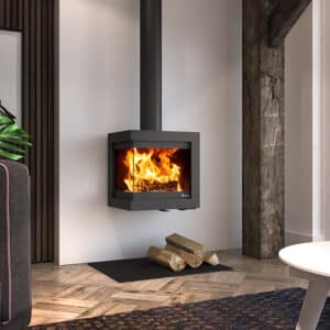 Houtkachel Dik Geurts Bora Corner, Wall