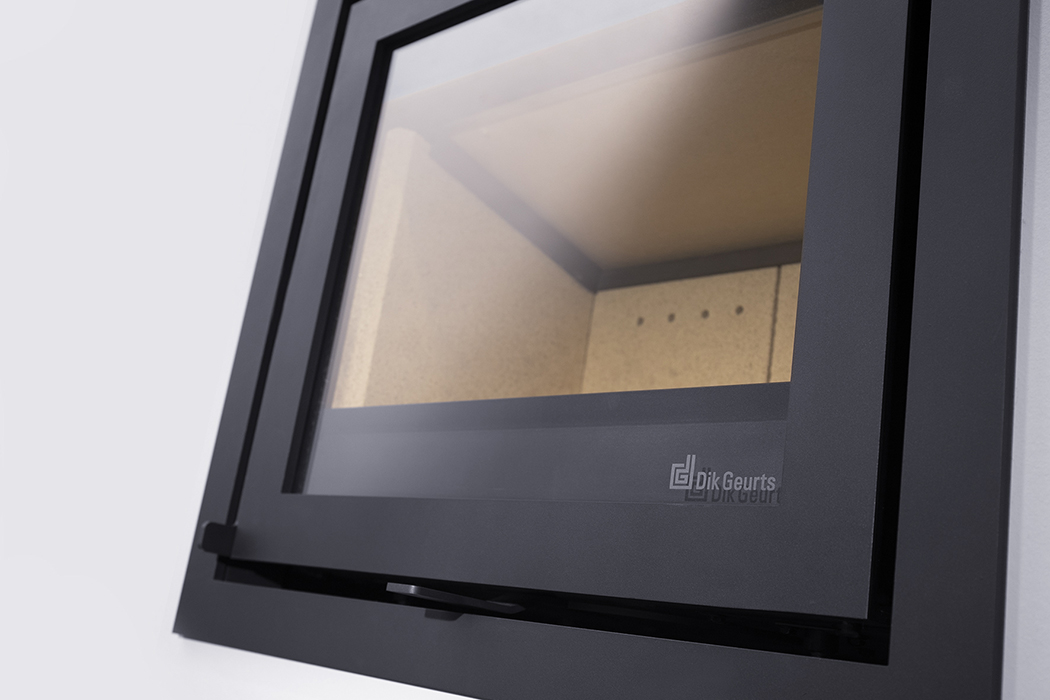 2-zijdige Hout inbouw haard Dik Geurts Instyle corner slim 660-495 laag - Afbeelding 3