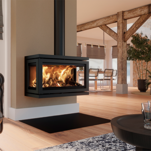 Houtkachel Dik Geurts Vidar Triple Large wall