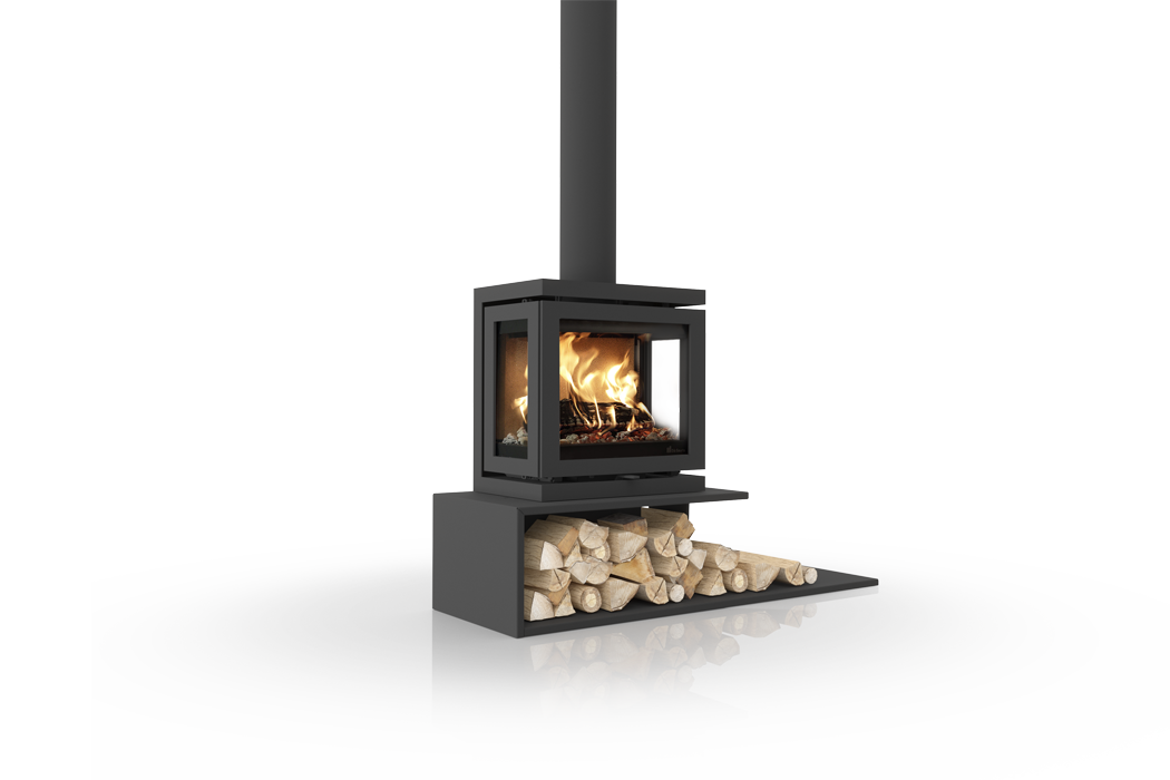 Houtkachel Dik Geurts Vidar Triple Small Floating Plateau - Afbeelding 2