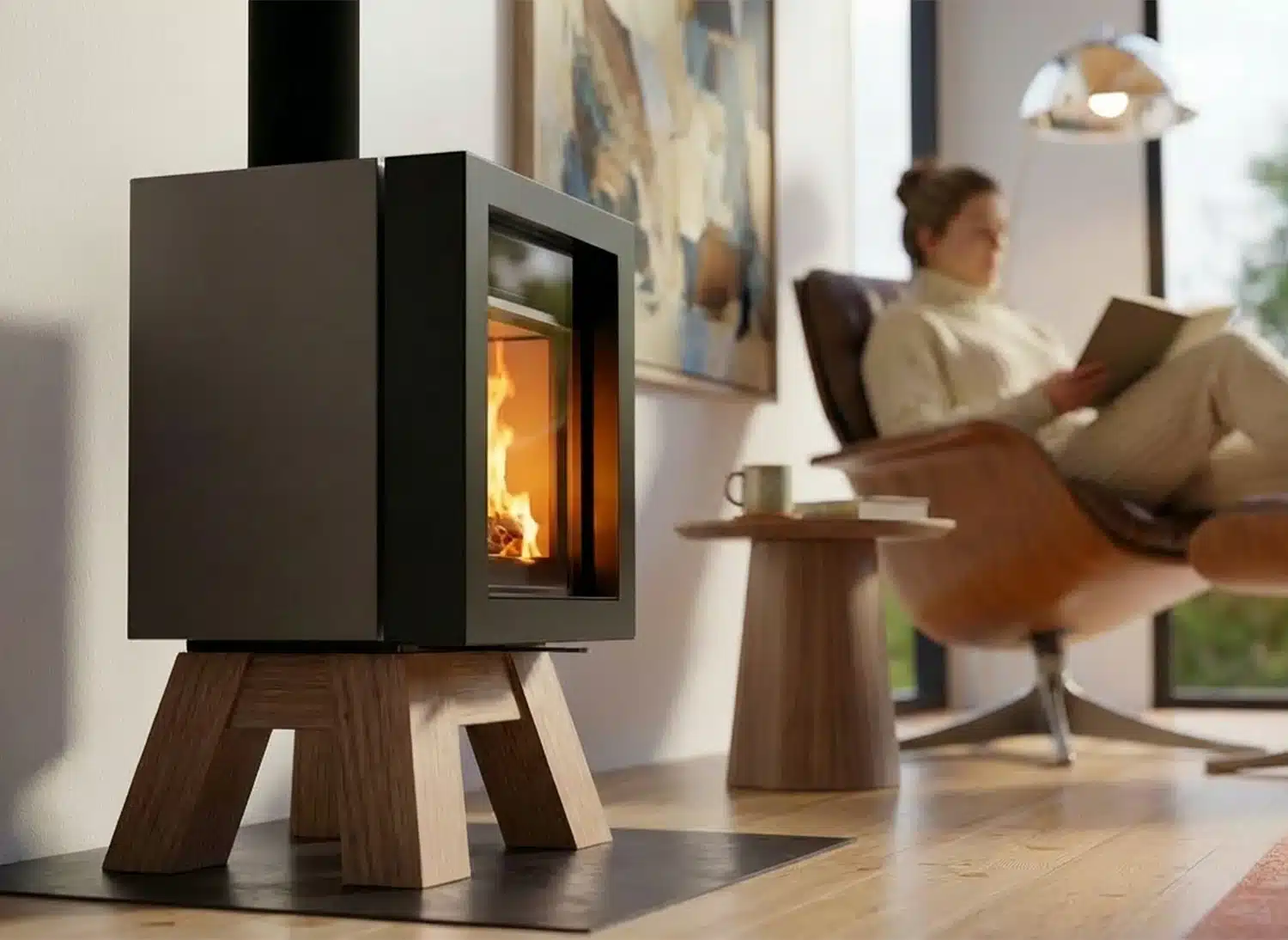 Houtkachel Wanders Ash - Afbeelding 4