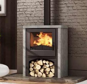 Houtkachel Nordic Fire Cottage met speksteen | Ambianza Meerkerk