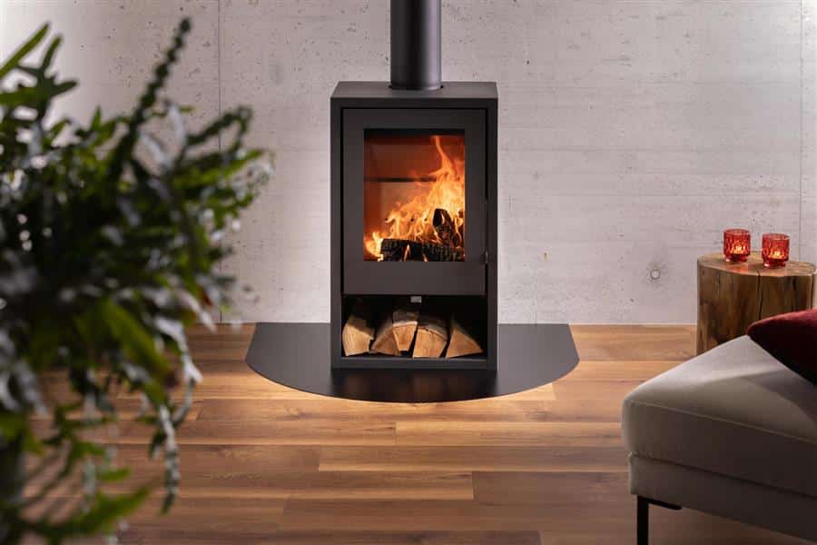 Vloerplaat staal halfrond 100 x 100 cm zwart - Afbeelding 3