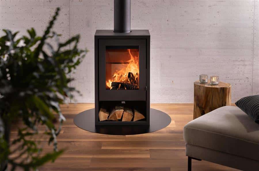 Vloerplaat staal 2MM - rond Ø60 cm zwart - Afbeelding 2