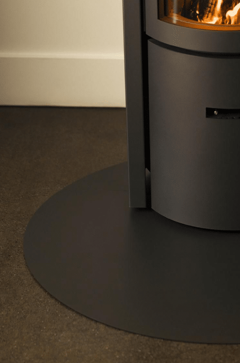 Vloerplaat staal 2MM - rond Ø60 cm zwart - Afbeelding 3